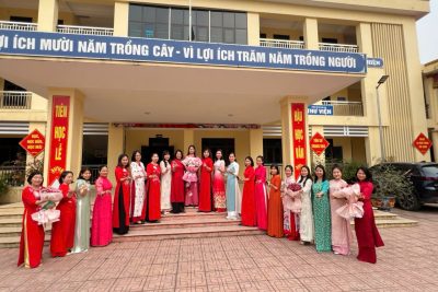 Trường Tiểu học Nhật Tựu hưởng ứng Tuần lễ Áo dài Việt Nam