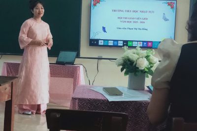 Trường Tiểu học Nhật Tựu tổ chức Hội thi Giáo viên dạy giỏi cấp trường