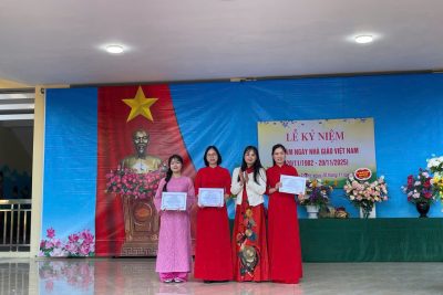 Lễ trao giải Hội thi Giáo viên dạy giỏi cấp trường